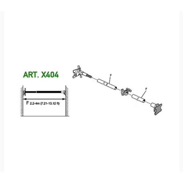 Система кріплення MANFROTTO Avanger X404 CROSS POLE 4000